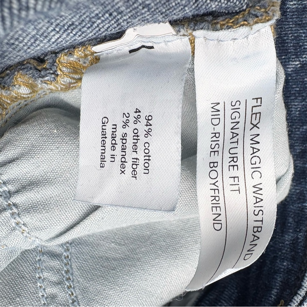 Lane Bryant Flex Magic Waistband Signature Fit Mid-Rise Boyfriend Sz 16 Jeans - Picture 13 of 13